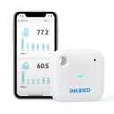 INKBIRD WiFi Thermometer Hygrometer Monitor, Smart Temperature Humidity Sensor IBS-TH3 with App Notification Alert, 1 Year Data Storage Export, Remote Monitor for Greenhouse Wine Cellar Baby Room