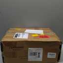 LAATOOREE Nightstand Set of 2, Mid- Century Small Side End Table with Arced Door, Bedside Tables with Solid Wood Legs for Bedroom, Living Room (Black)