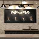Ilyapa Extra Large Magnetic Chalkboard Sign, 57x25 - Black Metal, Wall | Hanging Sandwich Menu Board, For Restaurant, Food Truck or Kitchen, For First Day of School Signs, Metal Construction