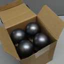 12 Pcs Neutral Textured Christmas Ball Ornaments Set 2.4 Inch Rustic Brown White Black Xmas Baubles Shatterproof Antique Farmhouse Modern Christmas Decor for Tree Holiday Indoor Home Decor