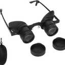 Professional Hands-Free Binocular Glasses for Fishing, Bird Watching, Sports, Concerts, Theater, Opera, TV, Sight Seeing, Hands-Free Opera Glasses for Adults Kids (Green Film Optics)