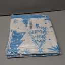 2 x Lanpn White and Blue 16x16 Christmas Pillow Covers Set of 4, Decorative 16 Inch Winter Snowflake Throw Pillow Case Xmas Cushion Cover for Indoor Home Sofa Light Blue