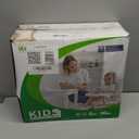 UBRAVOO 2in1 Portable Toddler Booster Seat, Grow with Baby Booster Seat for Dining Table with Removable Tray & Seat Pad, High Chair for Travel, ACE1013 Pink Flamingos