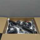 ZMISHIBO 52" Ceiling Fans with Lights, Black Modern Ceiling Fan with Remote, Farmhouse Indoor Ceiling Fan with Dual Finish Blades, Quiet & Strong Motor, Bright LED Light.