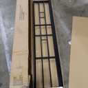 PVWIIK Heavy Duty Triple Bunk Bed for Kids,Twin Over Twin Over Twin Metal Bunkbeds with Ladder for Dorm,Bedroom,Guest Room,No Box Spring Needed, Easy Assembly,Black