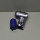 PUR Plus Horizontal Faucet Mount Filtration System with 3-in-1 Lead Reducing Filter, Water Filter for Sink, Lasts 100 Gallons, Compatible with Sinks with External Aerators, Metallic Grey