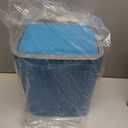 Bathroom Accessories Set - Gorgeous Bathroom Set, 10PC Teal Bathroom Accessory Set, Toilet Brush, Trash Can, Qtip Holder Dispenser & Soap Dispenser