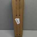 PBHEPJ Sliding Door Security Bar, 18.5-51 inch Adjustable Patio Door Security bar with Rubber Tips, Multi-use Window Security Bars, Sliding Door Stopper, White, 2 Pack