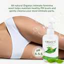 Organyc Feminine Hygiene and Intimate Wash with Tea Tree, 250 ML (8.5 Fl Oz (Pack of 1))