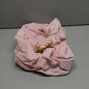 Jetec 1Pc 32 Inch Giant Velvet Christmas Inflatable Balls Ornament Flocked Xmas PVC Inflatable Flocked Ball Ornaments for Christmas Holiday Outdoor Blow up Yard Decor(Pink)