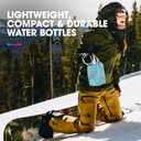 HydraPak Stow Collapsible Water Bottle 350ml, 500ml, 1L Ultralight, Leak-Proof, BPA-Free, Filter Compatible Travel & Hiking Flask
