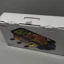 Pukomc Electric Indoor Grill,2 in 1 Indoor Grills for Kitchen with Grill Net & Non-Stick Cooking Removable Plate, Temperature Control, Dishwasher Safe, 1700W Black (small)