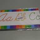 5 x 15 Pieces Cursive Alphabet Line Bulletin Board Set ABC Banner Alphabet Classroom Wall Strips Wall Decor for Pre-School Kindergarten Elementary Nursery Homeschool