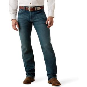 Ariat Men's M4 Low Rise Stretch Legacy Boot Cut Jean (40W x 30L, Freeman)