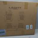 LASFIT Floor Mats & Cargo Mat for Honda HRV 2016-2022 (AWD Model), All Weather TPE Custom Fit HR-V Floor Liner Accessories, 1st & 2nd Row & Trunk Mat Full Set, Black (Not for FWD)