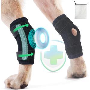 IEhotti Dog Leg Brace for Rear Leg/Hock/Ankle, Dog Hip Brace for Bottom Joint Post-Operative Recovery, Strong Support Help, Dog Braces for Torn ACL CCL Leg Injuries, 1 Pair, Medium (Black) IEhotti Dog Leg Brace for Rear Leg/Hock/Ankle, Dog Hip Brace for Bottom Joint Post-Operative Recovery, Strong Support Help, Dog Braces for Torn ACL CCL Leg Injuries, 1 Pair, Medium (Black)