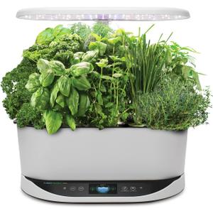 AeroGarden Bounty - Indoor Garden with LED Grow Light, WiFi and Alexa Compatible, White