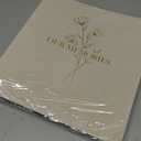 Lanpn Wedding Photo Album 4x6 600 Pocket Photos Slip in, Linen Cover Large Capacity Newlywed Marriage Album Hold 600 Horizontal Vertical Photos (Flower, Beige)