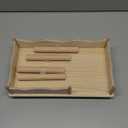 Niteangel Hamster Play Wooden Platform & Multi-Chamber Series Maze Fence for Dwarf Syrian Hamsters Gerbils Mice Degus or Other Small Pets (for 2 Chamber Hideout-Large)