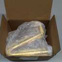 Plate Holder Easel Display Stand - 4.5 inch Metal Plate Stands for Display - Tabletop Picture Stand - Gold Iron Easels for Display Pictures | Photo Frames | Book | Decorative Plates | Plaque - 3 Pack