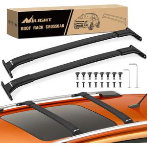 Nilight Roof Rack Cross Bars Fit for Ford Escape KUGA 2013 2014 2015 2016 2017 2018 2019 with Side Rails, Adjustable Aluminum Car Crossbars for Cargo Carrier Luggage Bike Kayak Rooftop Tent Snowboard