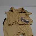 Morph Lieutenant Cop Costume Men 911 Officer Deputy Outfit Brown Tan Police Uniform Sheriff Halloween Costumes For Men (Large)
