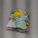 DoubleFill 1 Set Easter Mantle Garland 6.56 ft Wood Bunny Easter Beads Banner Rabbits Hanging Garland for Wall Fireplace Shelf Mantle Display Indoor Outdoor Decoration for Home Party Supplies