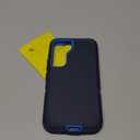 For Samsung Galaxy S22 Case : 14FT Military Grade Drop Protection & Anti-Slip Design S22 Phone Case with 2Pc HD Screen Protector,Shockproof/Dustproof/DropProof Protective Case for S 22-Navy Blue