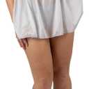 Shadowline Women's Babydoll Short Nightgown Silhouette Nylon Lace Sleepwear (Medium)