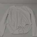 YOGINGO Long Sleeve Bodysuit for Women Crew Round Neck Basic Women Clothing Body Suit Tops Leotards for Women's Jumpsuit (X-Large, White)