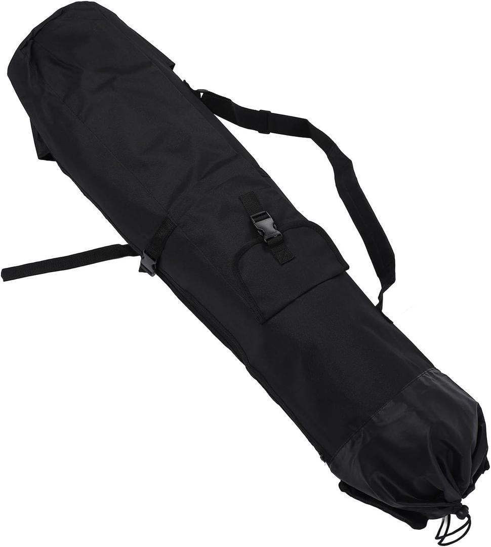 Fishing Pole Bags for Multiple Poles, Oxford Cloth Shockproof Portable Fishing Rod Bag Fishing Rod Travel Case Fishing Stocking Stuffers for Men Fishing Gift Set for Men (Black) 