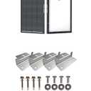 Renogy 200W ShadowFlux Anti-Shading N-Type Solar Panel, 12V 200 Watt Solar Panel 25% High-Efficiency, PV Module Power Charger for RV Marine Rooftop Farm Battery and Other Off-Grid Applications