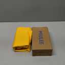MIULEE Pack of 2 Decorative Outdoor Waterproof Pillow Covers Square Garden Cushion Sham Throw Pillowcase Shell for Patio Tent Couch 20x20 Inch Yellow