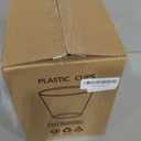 RACETOP 200 Pack 9 oz Clear Plastic Cups for Party, Disposable Clear Cup, Disposable Cups, Wine Glasses Cups, Plastic Cocktail Glasses