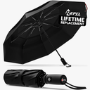 Repel Umbrella Windproof Travel Umbrellas for Rain - Easy Auto Open Close, Durable & Compact Umbrella, Strong Fiberglass Frame, Waterproof Canopy - Backpack, Purse, Portable Umbrella for Travel