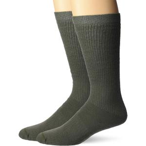Jefferies Socks Men's Women's Unisex Military Ultra-dri Tactical Over The Calf Boot Socks 2 Pack, Size: 13-162