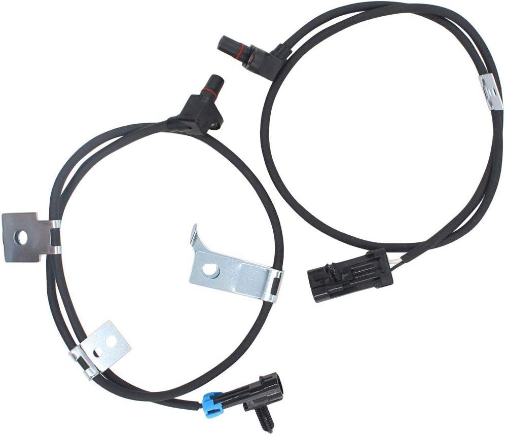 NewYall Set of 2 Front Right Passenger and Left Driver Side ABS Wheel Speed Sensor for Chevrolet Astro Avalanche Suburban Tahoe Express Silverado 1995-2007