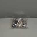 Flat Hair Clip 6 pcs Lay Down Claw Clips Hair Accessories for Women -Brown