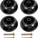4Pcs Lawn Mower Anti Scalp Deck Wheel Kit Compatible with Bad Boy 022-5234-98 Exmark 103-3168 103-4051 103-7263 1-603299 & Many Bore 5/8 Wheel Size
