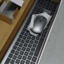 Wireless Keyboard and Mouse Combo, Full Size Keyboard and Mouse, Long Battery Life, Optical Mouse, 2.4G Lag-Free Cordless Mice Keyboard Set Ultra Slim Design for Computer, Laptop, PC, Mac, Windows (Gray Black)