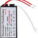 Power Electronic Transformer, 12V LED Driver 110V to 12V Electronic Transformer Voltage Converter Smart Power Supply Driver 160W for Low Voltage Lamp LED Light (160W)