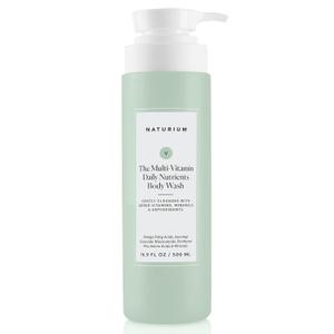 Naturium The Multi-Vitamin Daily Nutrients Body Wash, Hydrating Cleanser, 16.9 oz