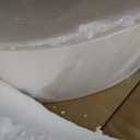 24" 3 Tier Linen Drum Fabric Modern Farmhouse Semi Flush Mount Light