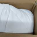 Globon Summer Down Comforter Blanket Queen Size, Extra Lightweight Duvet Insert for Hot Sleepers, Noiseless & Extra Soft,90x90 inches,10 Ounce Fill Weight, White