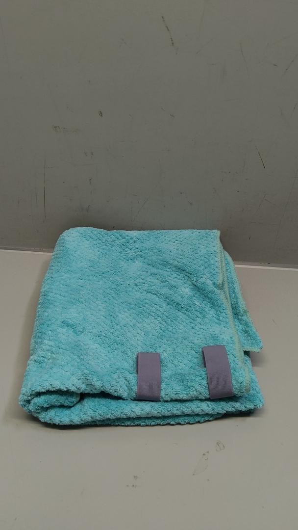 YFONG 1 Pack Large Microfiber Hair Towel Wrap, 30" x 10" Anti Frizz Quick Dry Hair Towels for Women Long, Curly, Thick Hair, Super Absorbent Hair Turban for Wet Hair, Blue