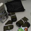 EXPAWLORER Waterproof Dog Shoes for Small Medium Large Dogs, Dog Shoes for Hot Pavement, Hiking Walking, Reflective Dog Booties for Outdoor Snow Rain Days, Anti-Slip Dog Boots & Paw Protectors