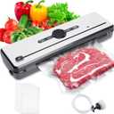 Vacuum Sealer Machine,Compact Vacuum Sealer for Food, Powerful Portable Handheld Food Sealer with Auto-Stop, 7X Freshness Lock Vacuum Machine for Home, Supermarket, Restaurant