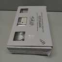 WDF 300 Pieces Silver Plastic Silverware - Plastic Silverware Heavy Duty - 100 Forks 100 Knives 100 Spoons - Disposable Silver Cutlery Perfect for Party/Wedding/Christmas