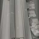 EVEO Cord Hider - 306 Cord Cover Wall Cable Hider, Cable Concealer, Wire Hiders for TV on Wall. Cable Management, Cord Hider Wall Cable Raceway Wire Covers for Cords -18X (L17 W0.95 H0.5) - White (Medium)