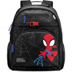 Simple Modern Medium Marvel Toddler Backpack for School Girls and Boys | Kindergarten Elementary Kids Backpack | Fletcher Collection | Kids - 15" tall | Spidey Kid